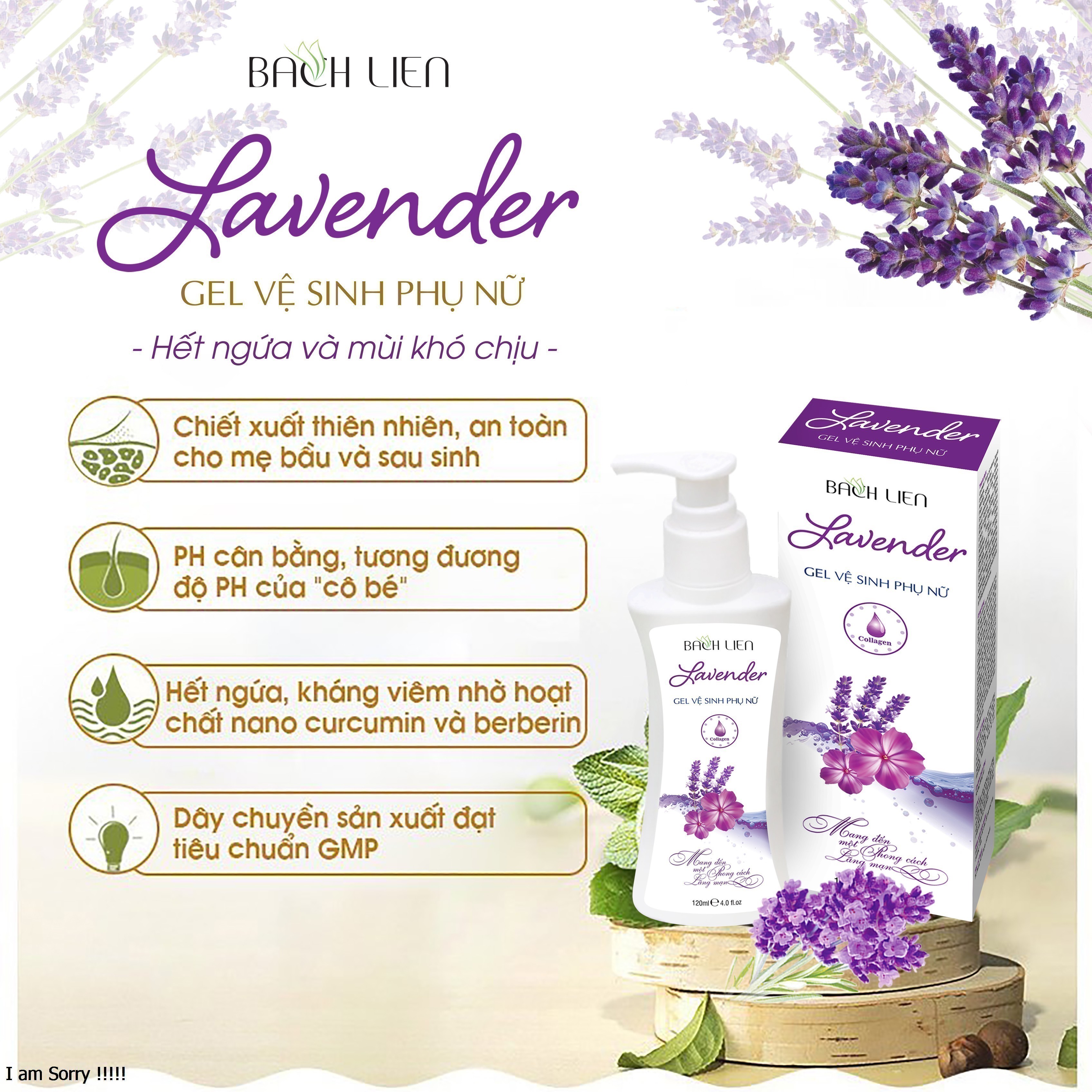  Dung dịch Vệ sinh phụ nữ Lavender 120ml